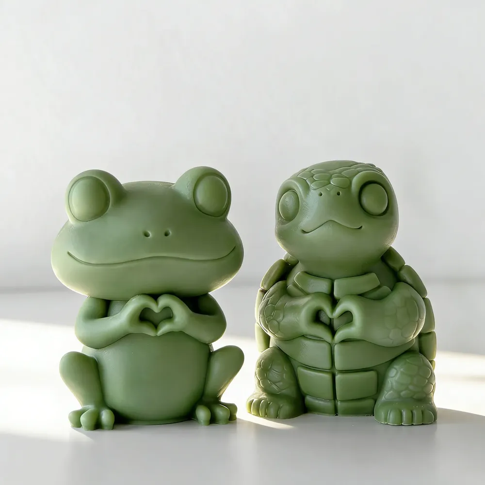 Moule silicone animaux pour bougies et décoration