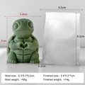 Moule silicone animaux pour bougies et décoration – Couleur Gris clair (J-5507)