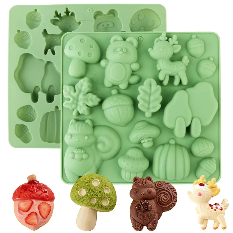 Moule silicone animaux pour gâteaux, chocolats et résine