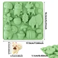 Moule silicone animaux pour gâteaux, chocolats et résine – Couleur Smt-517
