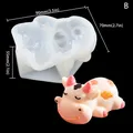 Moule silicone animaux pour gâteaux et desserts – Couleur Chocolat (B)