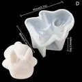 Moule silicone animaux pour gâteaux et desserts – Couleur Vert armée (D)