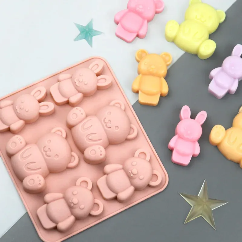 Moule silicone animaux pour gâteaux et glaçons