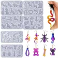 Moule silicone animaux variés pour artisanat et bougies – 6