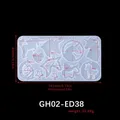 Moule silicone animaux variés pour artisanat et bougies – Couleur GH02-ED38