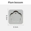 Moule silicone argile aromathérapie visage et fleur – Color Argent (16)