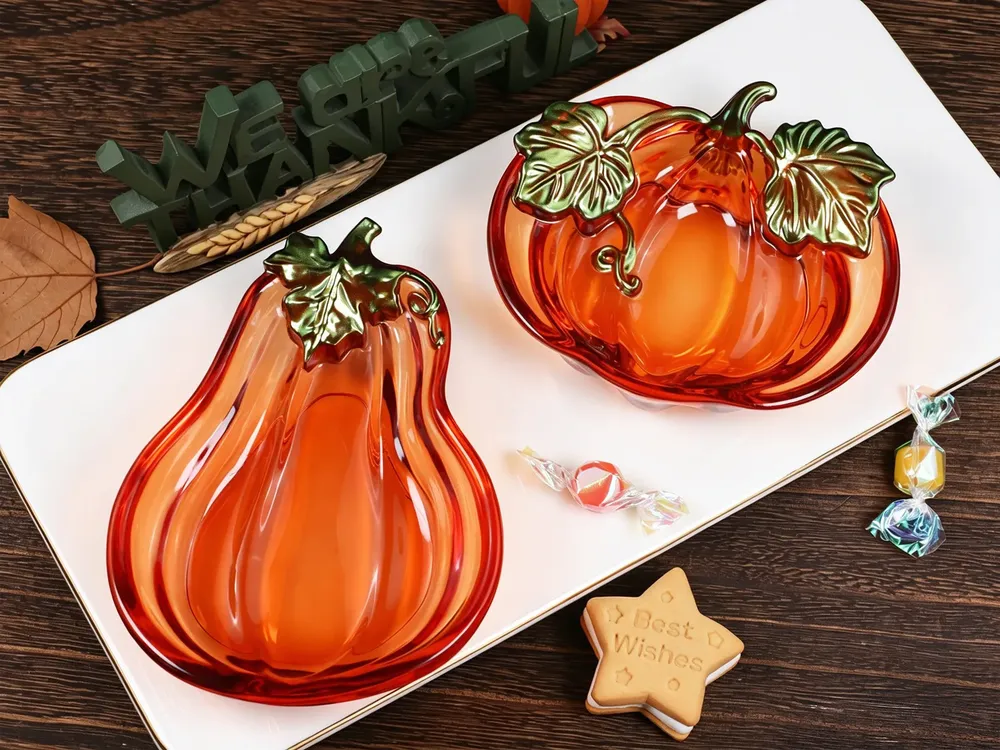 Moule silicone assiette citrouille et miroir