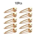 Moule silicone barrettes résine époxy pour bijoux – Couleur Gold03 10pcs