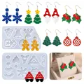 Moule silicone bijoux arbre flocon cloche ange – 1