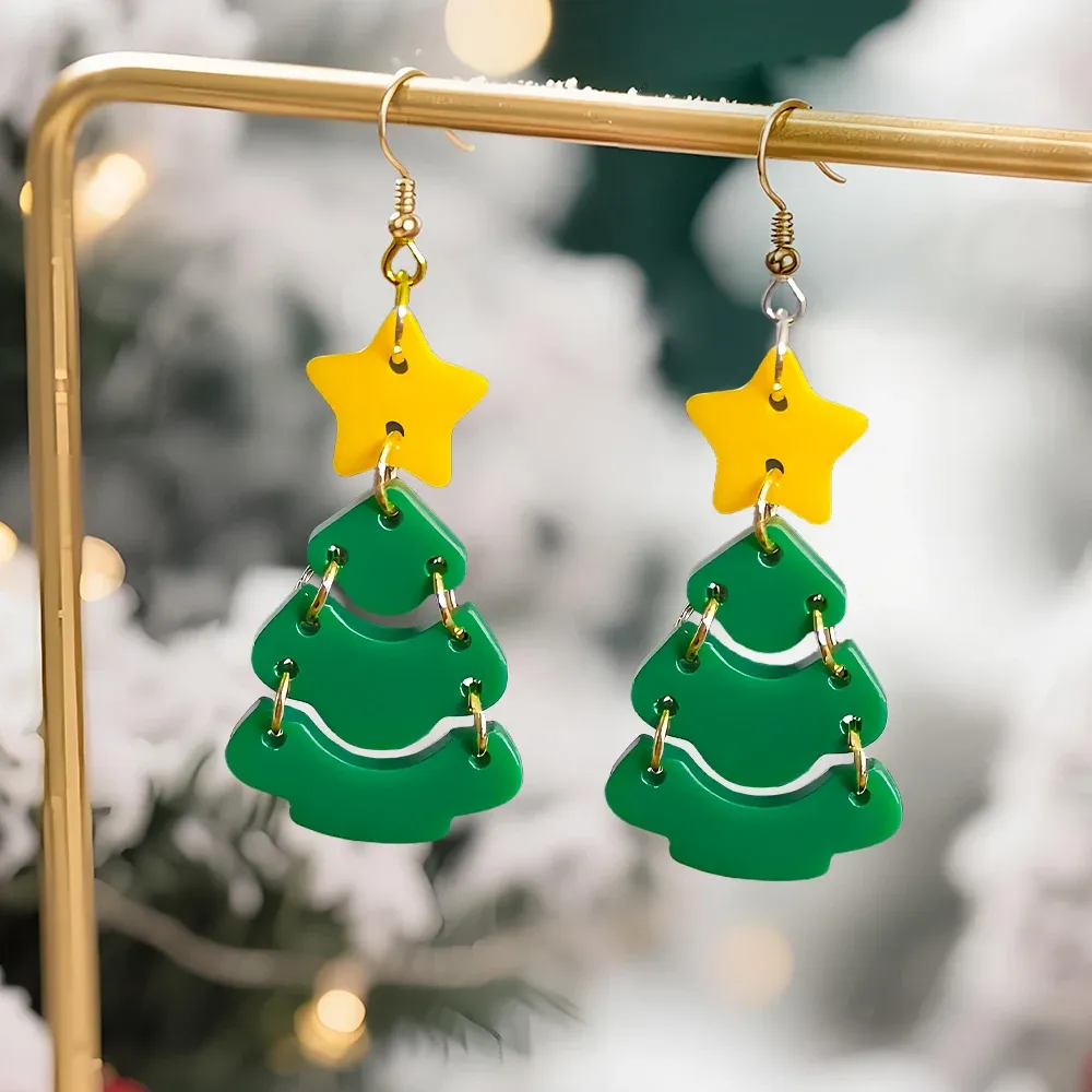 Moule silicone bijoux arbre flocon cloche ange