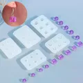 Moule silicone bijoux boule perles carrées 6 trous – 3
