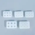 Moule silicone bijoux boule perles carrées 6 trous – 4