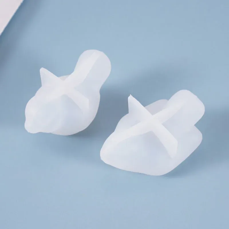 Moule silicone bijoux oiseau ours sac porte-bonheur
