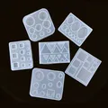 Moule silicone bijoux résine UV époxy formes géométriques – 1