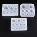 Moule silicone bijoux résine UV époxy formes géométriques – 2