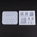 Moule silicone bijoux résine UV époxy formes géométriques – 4