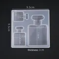 Moule silicone bijoux résine UV époxy formes géométriques – Couleur bouteille