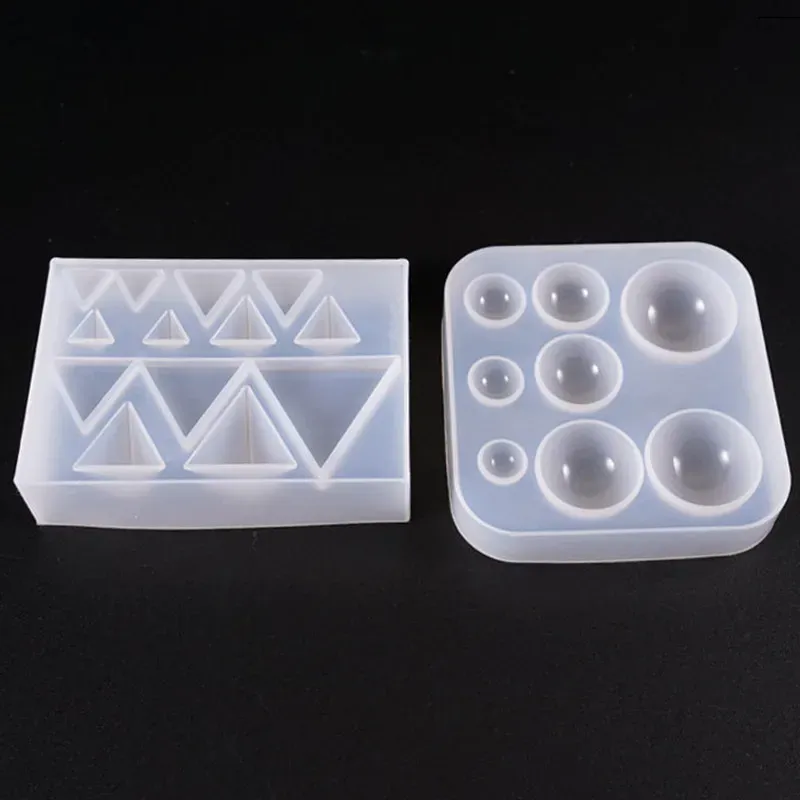 Moule silicone bijoux résine UV époxy formes géométriques