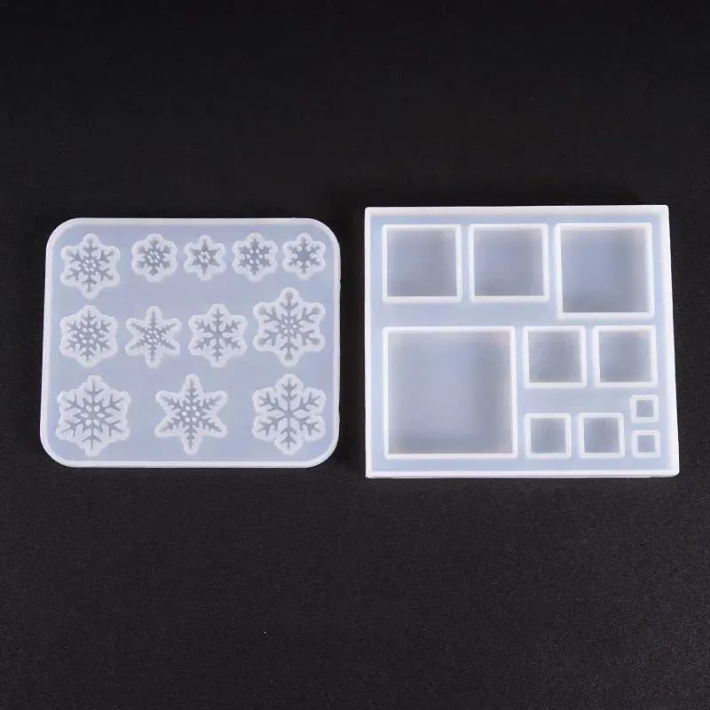 Moule silicone bijoux résine UV époxy formes géométriques