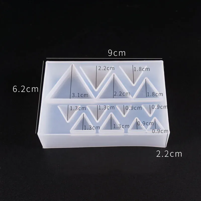 Moule silicone bijoux résine UV époxy formes géométriques