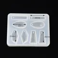 Moule silicone bijoux résine UV époxy formes géométriques – Couleur DZ05-1