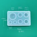 Moule silicone bijoux résine UV époxy formes géométriques – Couleur DZ05-2