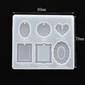 Moule silicone bijoux résine UV époxy formes géométriques – Couleur DZ15-1