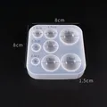 Moule silicone bijoux résine UV époxy formes géométriques – Couleur Hémisphère