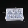 Moule silicone bijoux résine UV époxy formes géométriques – Couleur triangle