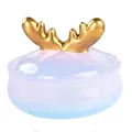 Moule silicone boîte rangement, cendrier, nuages, étoiles, ailes – Couleur vert clair (B)