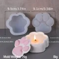 Moule silicone boîte rangement chat avec couvercle pour bougie – 4