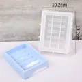 Moule silicone boîte savon et porte bague – Color Bleu (06)
