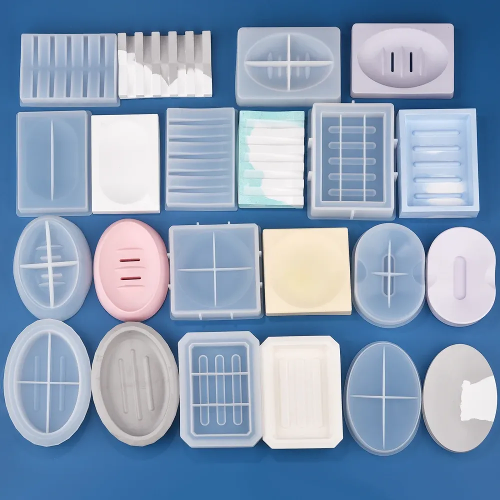 Moule silicone boîte savon et porte bague