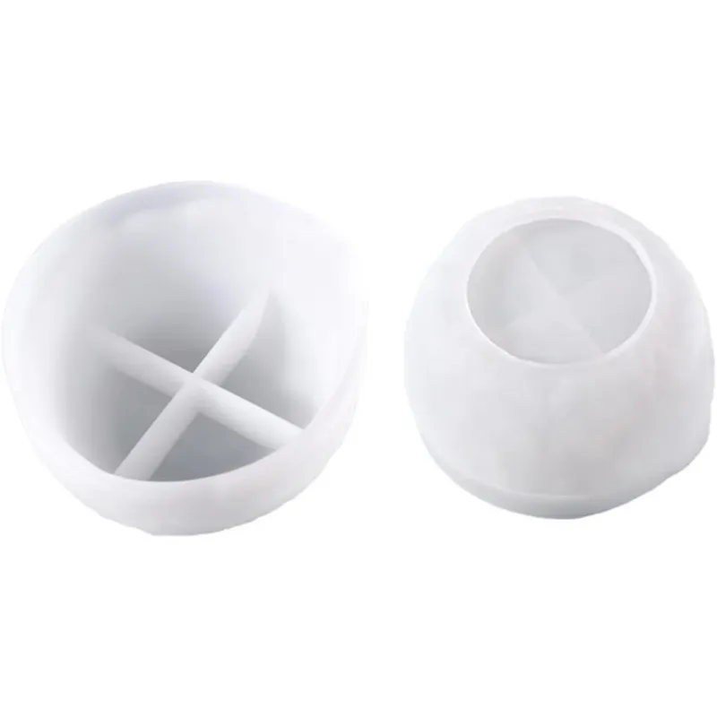 Moule silicone bol plateau thé fruits résine