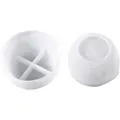 Moule silicone bol plateau thé fruits résine – Couleur BLANC