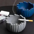 Moule silicone bol rangement rayé, bougeoir, cendrier – 1