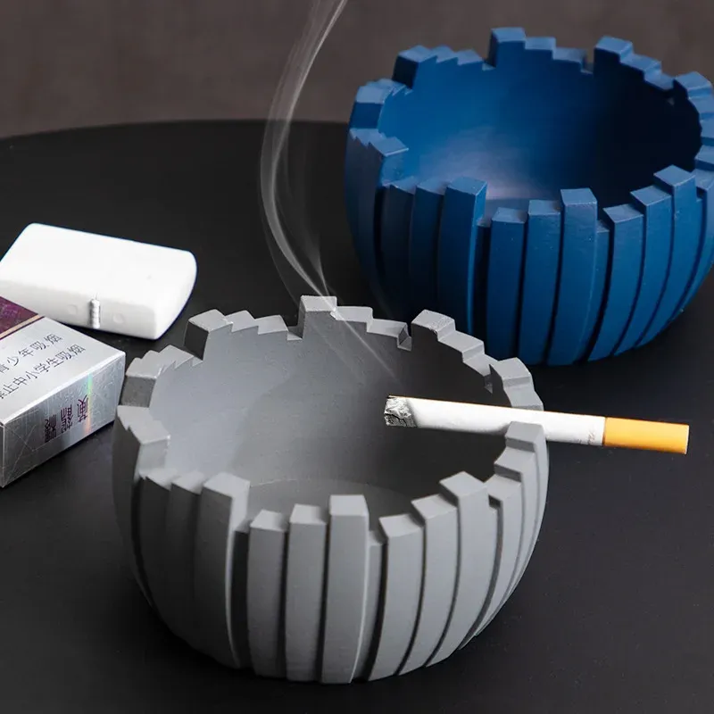 Moule silicone bol rangement rayé, bougeoir, cendrier
