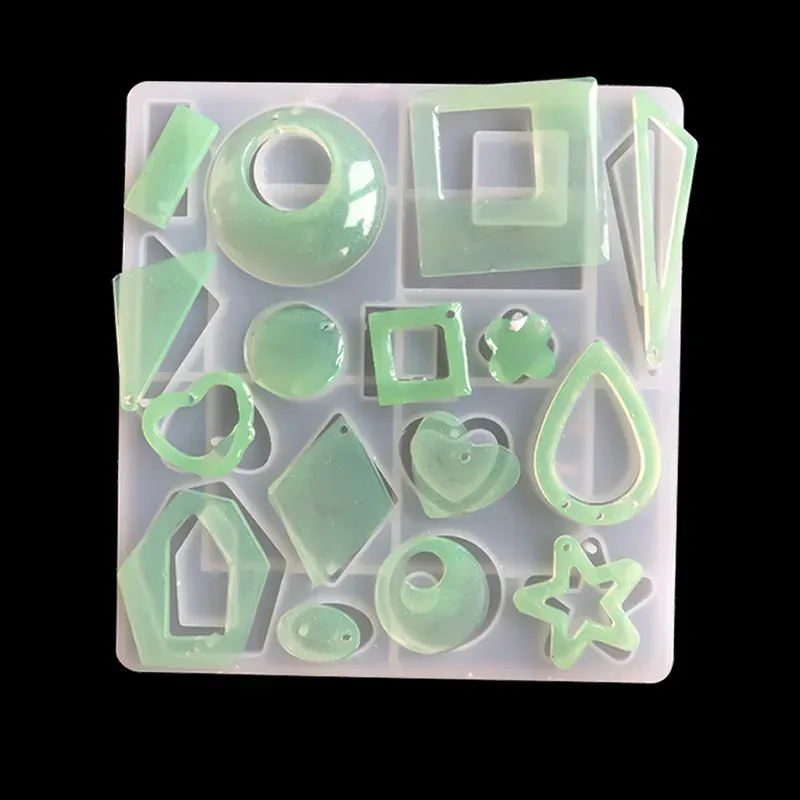 Moule silicone boucles d'oreilles forme irrégulière