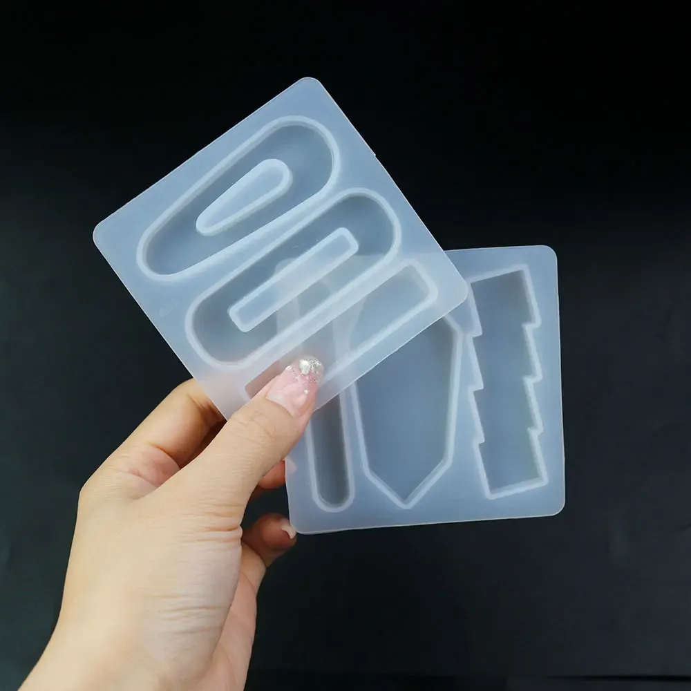 Moule silicone boucles d'oreilles géométriques pinces à cheveux