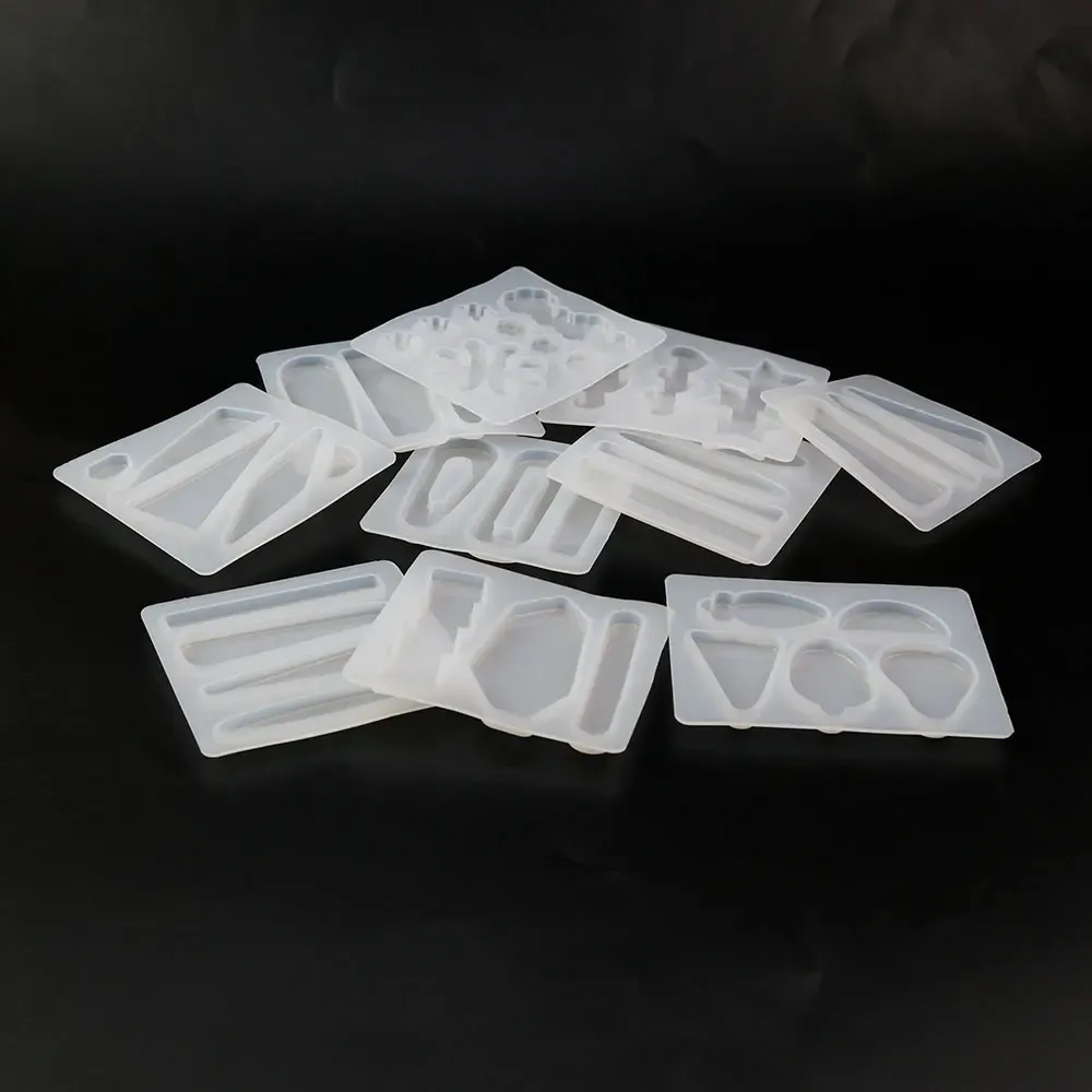 Moule silicone boucles d'oreilles géométriques pinces à cheveux