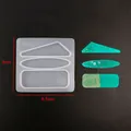 Moule silicone boucles d'oreilles géométriques pinces à cheveux – Color Mold - 14