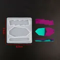 Moule silicone boucles d'oreilles géométriques pinces à cheveux – Color Mold - 11