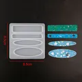 Moule silicone boucles d'oreilles géométriques pinces à cheveux – Color Mold - 17