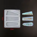 Moule silicone boucles d'oreilles géométriques pinces à cheveux – Color Mold - 12