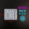 Moule silicone boucles d'oreilles géométriques pinces à cheveux – Color Mold - 18