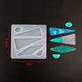 Moule silicone boucles d'oreilles géométriques pinces à cheveux – Color Mold - 16