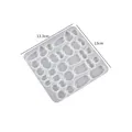 Moule silicone boucles d'oreilles pendentif résine époxy pour bijoux – Color BLANC (01)