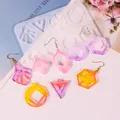 Moule silicone boucles d'oreilles pendentif résine, papillon, feuille – 3