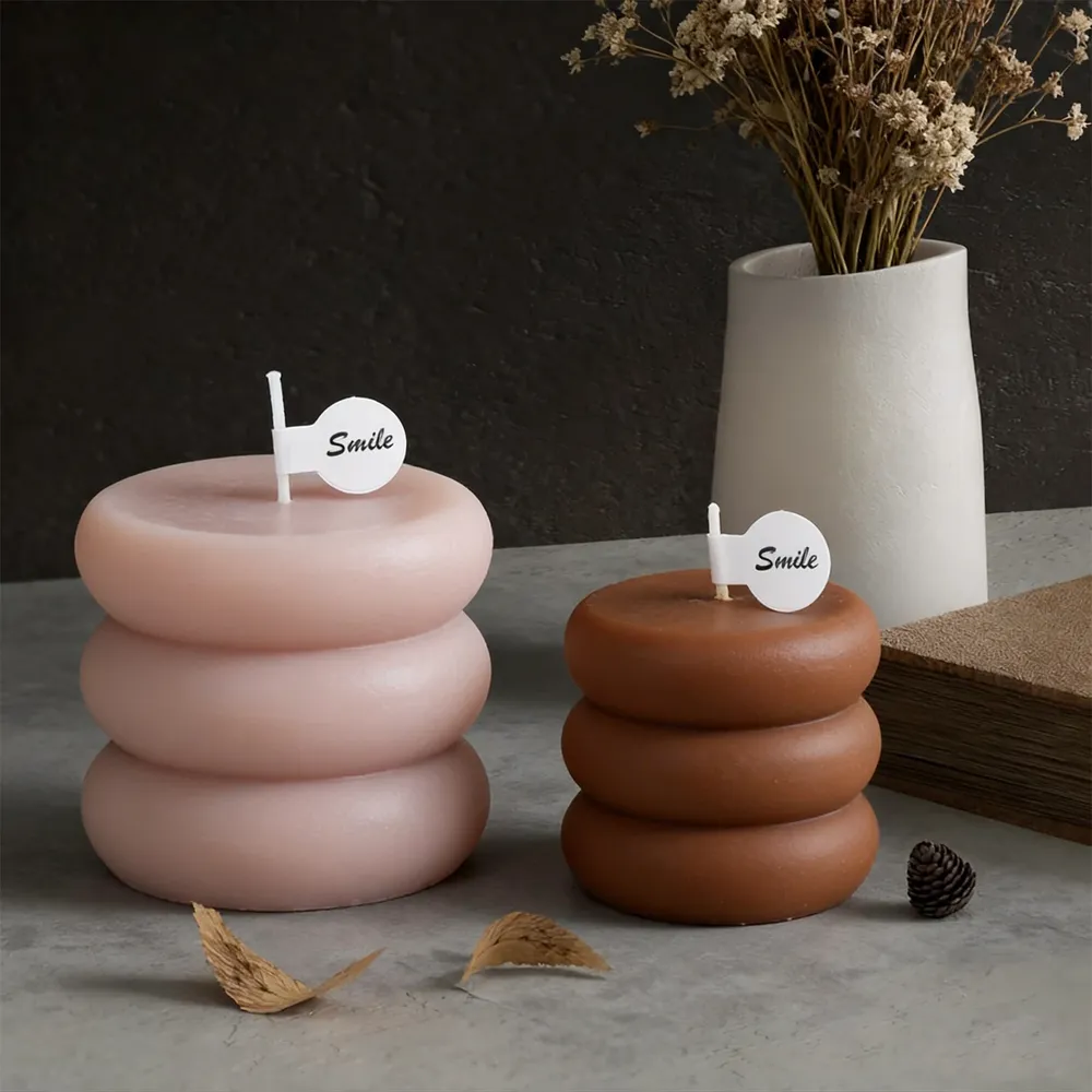 Moule silicone bougie géométrique diamant pour savon résine