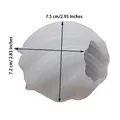 Moule silicone bougie géométrique S à L pour résine – Couleur Silicone Mold M